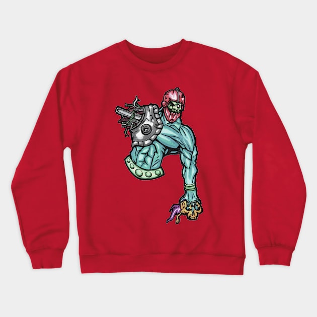 Trap Jaw Crewneck Sweatshirt by The Wayback Chronicles